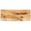 vidaXL Bordplate 80x30x2,5 cm naturlig kant grovt heltre mangotre