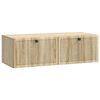 vidaXL Vegghengt TV skap Sonoma eik 98 x 41 x 30 cm Konstruert tre