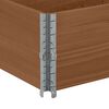 vidaXL Pallekarmer 2 stk brun 150x50 cm heltre furu
