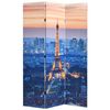 vidaXL Sammenleggbar romdeler 120x170 cm Paris natt