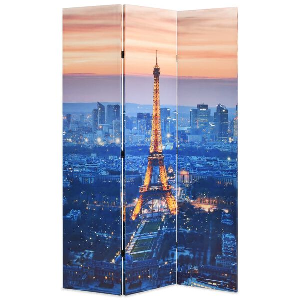 vidaXL Sammenleggbar romdeler 120x170 cm Paris natt