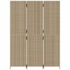 vidaXL Romdeler 3 paneler beige polyrotting