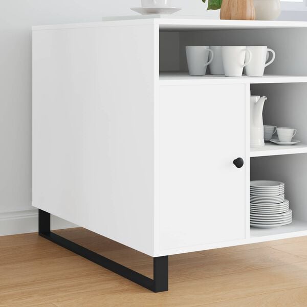 vidaXL M&oslash;belf&oslash;tter 12 pcs Svart 79,6 x 4 x 10 mm Jern