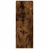 vidaXL Bokhylle stablebar røkt eik 30x30x80 cm konstruert tre