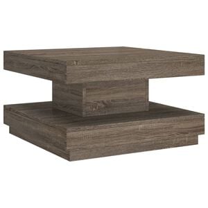 vidaXL Sofabord gr&aring; 60x60x35 cm MDF