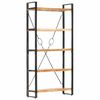 vidaXL Bokhylle 5 etasjer 90x30x180 cm heltre akasie