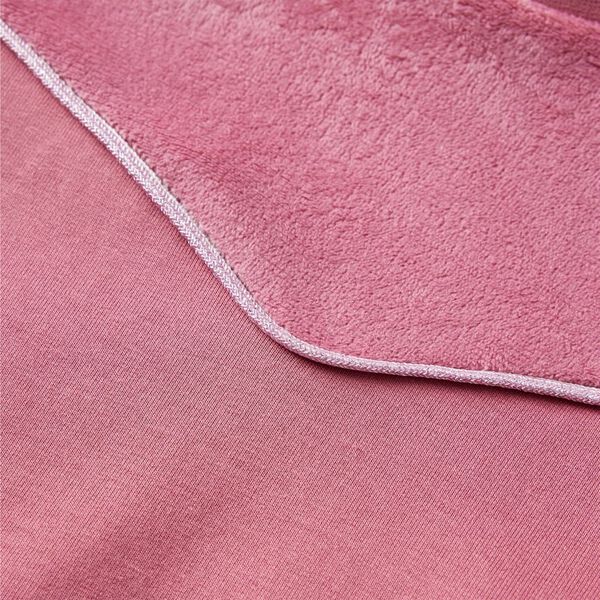 Barnegenser fløyel lapper bringebær 104