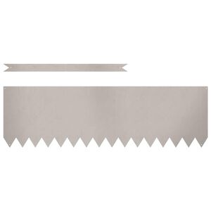 vidaXL Gjerdekant 20 pcs Rusten 100 x 0,05 x 30 cm Cortenst&aring;l