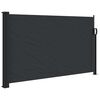 vidaXL Uttrekkbar sidemarkise svart 117x300 cm