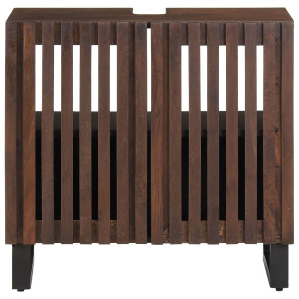 vidaXL Servantskap 62x34x58 cm brun heltre mango