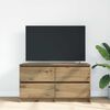 vidaXL TV-benk artisan eik 100x35x54 cm konstruert tre