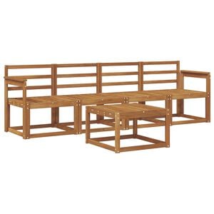 vidaXL Utend&oslash;rs sofa-sett 5 pcs Naturlig