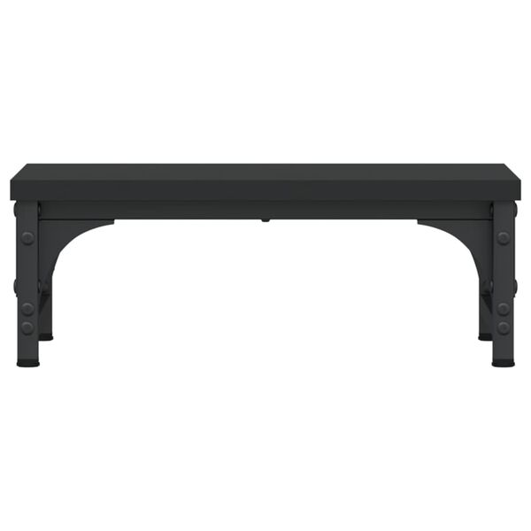 vidaXL Skjermstativ svart 37x23x14 cm konstruert tre