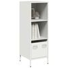 vidaXL Highboard hvit 35x39x103,5 cm stål