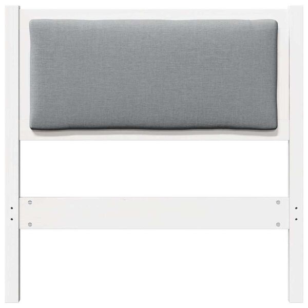 vidaXL Hodegavl Annet Hvit 80 cm Heltre furu