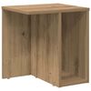 vidaXL Avlastningsbord Artisan Eik 37 x 32 x 40 cm Konstruert tre