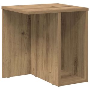 vidaXL Avlastningsbord Artisan Eik 37 x 32 x 40 cm Konstruert tre