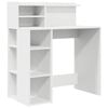 vidaXL Skrivebord Hvit Konstruert tre 90 x 48 x 101,5 cm