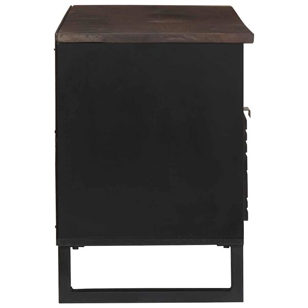 vidaXL TV Enheter med skuff Valn&oslash;tt 105 x 33 x 46 cm Konstruert tre