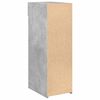 vidaXL Skjenk betonggrå 30x42,5x93 cm konstruert tre