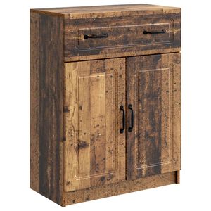 vidaXL Serviesskap Gammelt tre 66 x 34,5 x 87 cm Konstruert tre