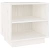 vidaXL Nattbord 40x34x40 cm heltre furu hvit