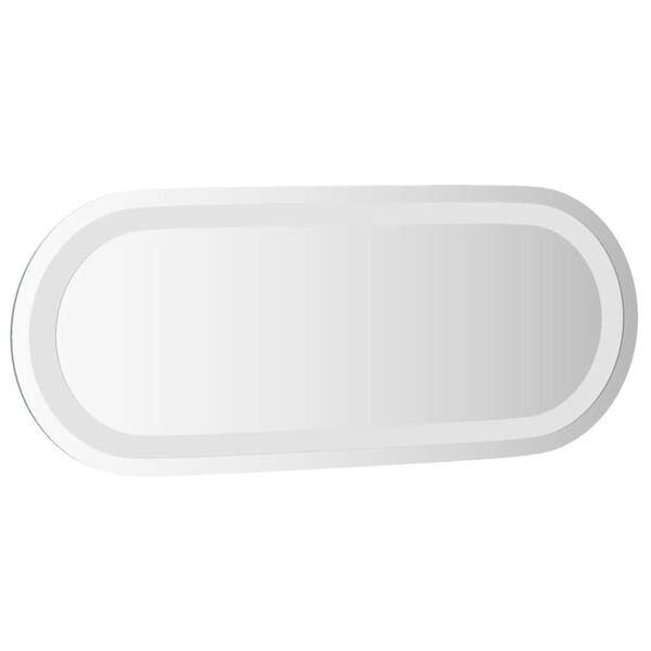 vidaXL LED-baderomsspeil 50x20 cm oval