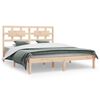 vidaXL Sengeramme uten madrass 150x200 cm heltre furu
