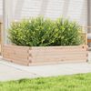 vidaXL Plantekasse 90x90x23 cm heltre furu