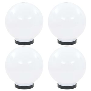 vidaXL LED-kulelamper 4 stk sf&aelig;risk 20 cm PMMA