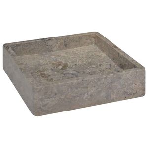 vidaXL Vask 40x40x10 cm marmor gr&aring;
