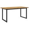 vidaXL Firkantet spisebord 160 x 70 x 75 cm Solid akasietre Hvit