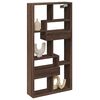 vidaXL Veggskap brun eik 50x15x100 cm konstruert tre