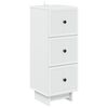vidaXL Skuffeskap Hvit 33 x 34,5 x 90 cm Konstruert tre