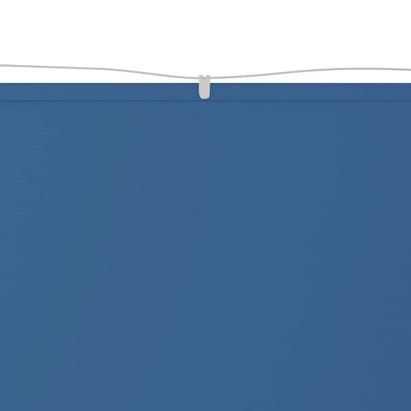 vidaXL Vertikal markise blå 60x600 cm oxfordstoff