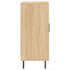 vidaXL Skjenk sonoma eik 90x34x80 cm konstruert tre