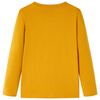 T-skjorte for barn med lange ermer oker 92