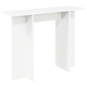 vidaXL Konsollbord Hvit 100 x 30 x 75 cm Konstruert tre