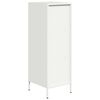vidaXL Highboard hvit 35x39x103,5 cm stål