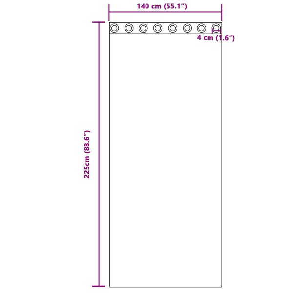 vidaXL Blendingsgardiner 2 pcs Sennepsgul 140 x 225 cm Fl&oslash;yel