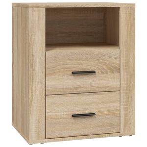 vidaXL Nattbord sonoma eik 50x36x60 cm konstruert tre