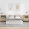 vidaXL Nattbordskap 2 pcs Sonoma eik 49 x 36 x 61 cm Konstruert tre