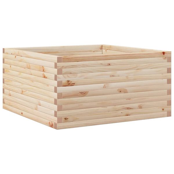 vidaXL Plantekasse 90x90x46 cm heltre furu