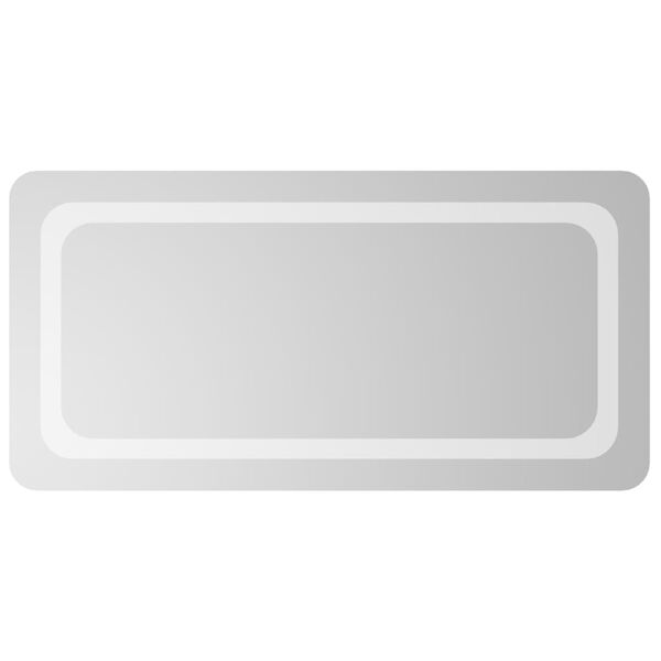 vidaXL Baderomsspeil med LED 40x80 cm
