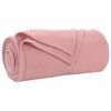 vidaXL Kastteppe Rosa 200 x 150 cm Fleece