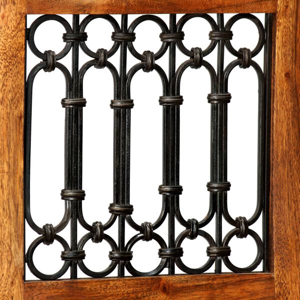 vidaXL Spisestoler 2 stk heltre honningfinish klassisk