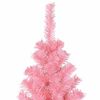 vidaXL Juletre med 300 LED med stativ Rosa 180 cm PVC