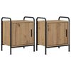 vidaXL Nattbordskap 2 stk. Artisan eik 40 x 30 x 50 cm Konstruert tre