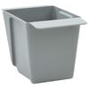 vidaXL Blomsterkasser for Euro-paller 24 pcs Lysegr&aring; 13,5 x 9 x 9,5 cm
