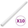 vidaXL Kabelkanaler 50x25 mm 10 m PVC